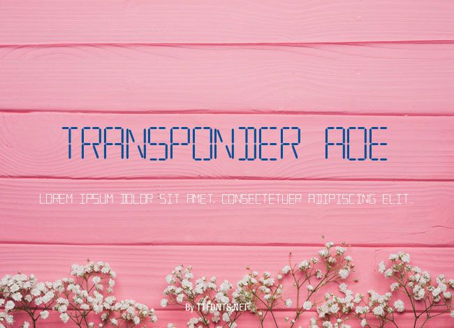 Transponder AOE example